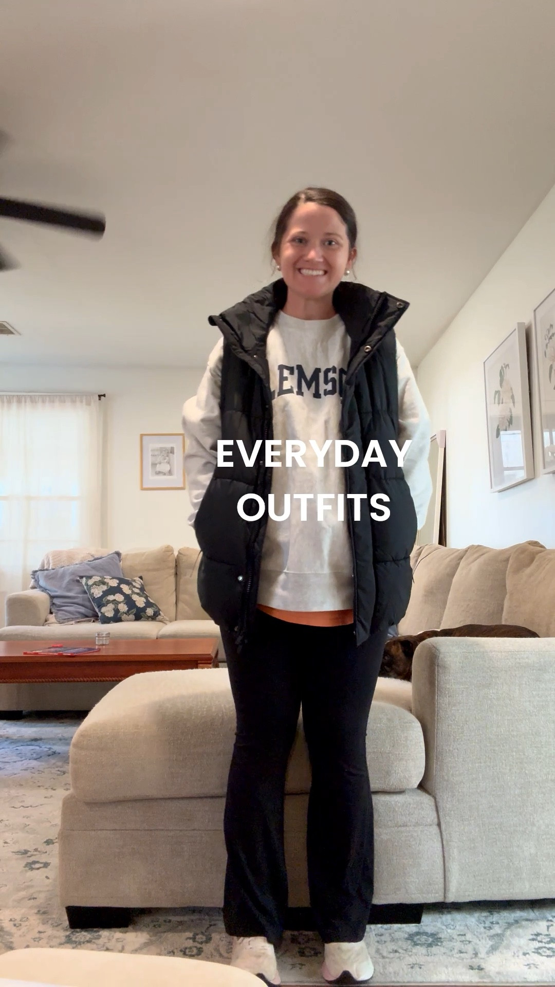 Cozy fall mom outfit ideas 