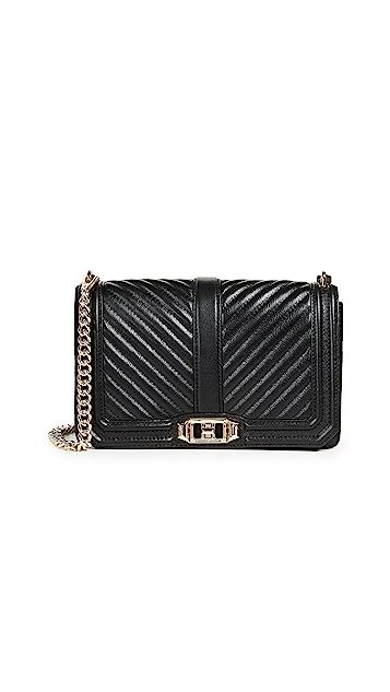 Chevron Quilted Love Cross Body Bag | Shopbop