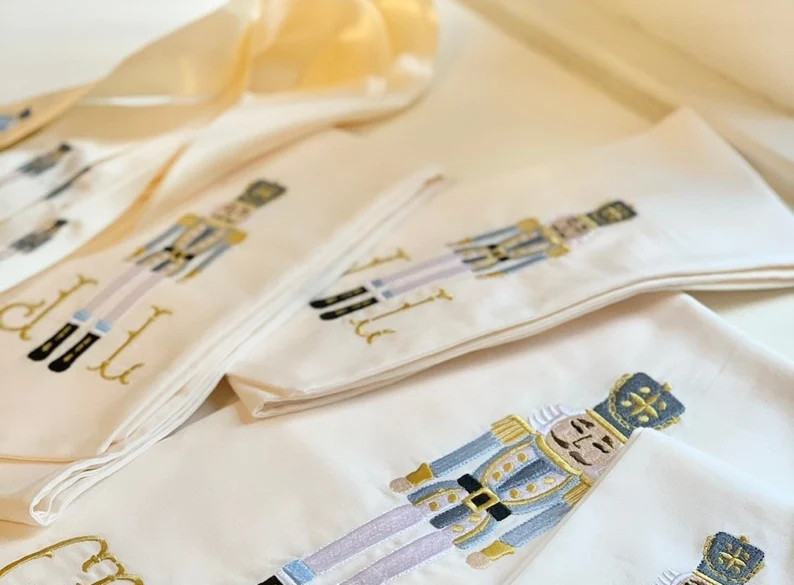 Nutcracker Sash - Christmas, personalized, custom, nursery, wreath tie, decor, holiday, decoratio... | Etsy (US)