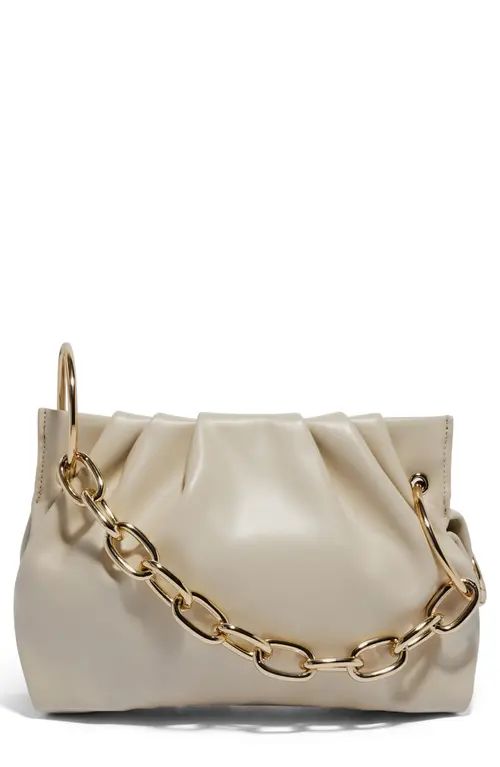 HOUSE OF WANT Chill Vegan Leather Frame Clutch in Winter White at Nordstrom | Nordstrom