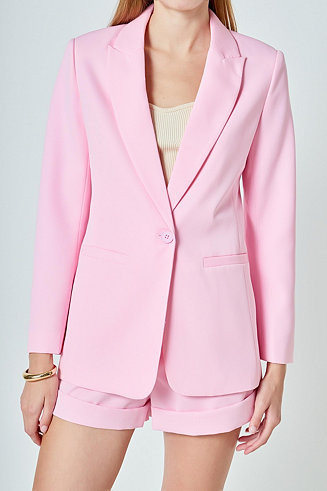 endless rose Women's Single-Breasted Blazer - Macy's | Macy's