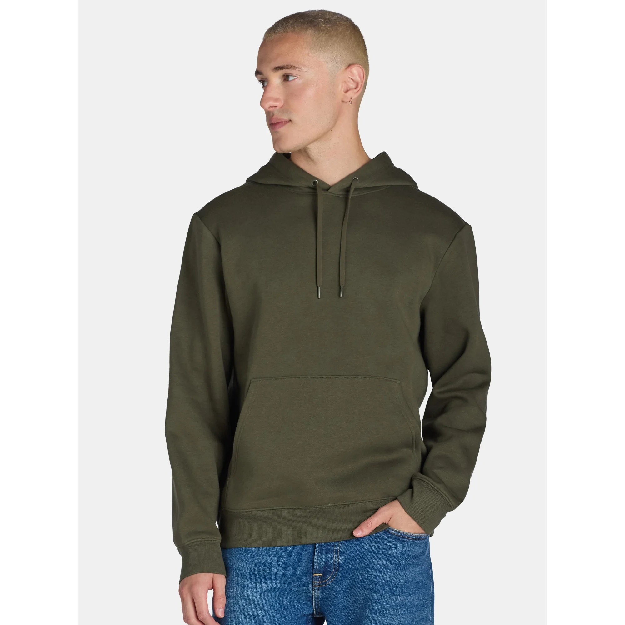 Athletic Works Men's & Big Men’s Fleece Hoodie, Sizes XS-5XL | Walmart (US)