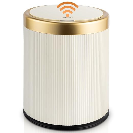 Pukomc Bathroom Trash Can with Lid，3.5 Gallon Motion Sensor Waterproof Touchless Garbage Can, S... | Amazon (US)