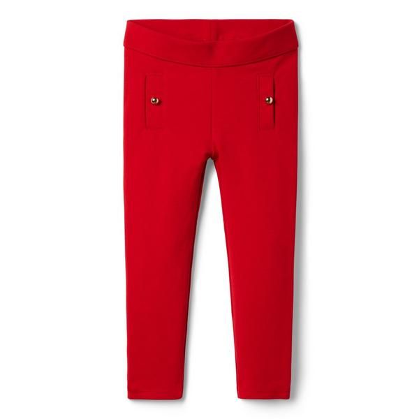 Button Ponte Pant | Janie and Jack
