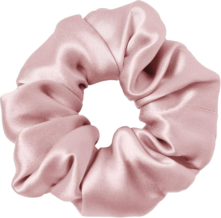 LilySilk Silk Hair Scrunchie, 100% Mulberry Silk, Frizz & Breakage Prevention, Elastic Ponytail H... | Amazon (US)