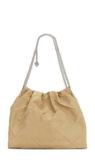 Tory Burch Fleming Nylon Hobo Bag in Tan. | Revolve Clothing (Global)