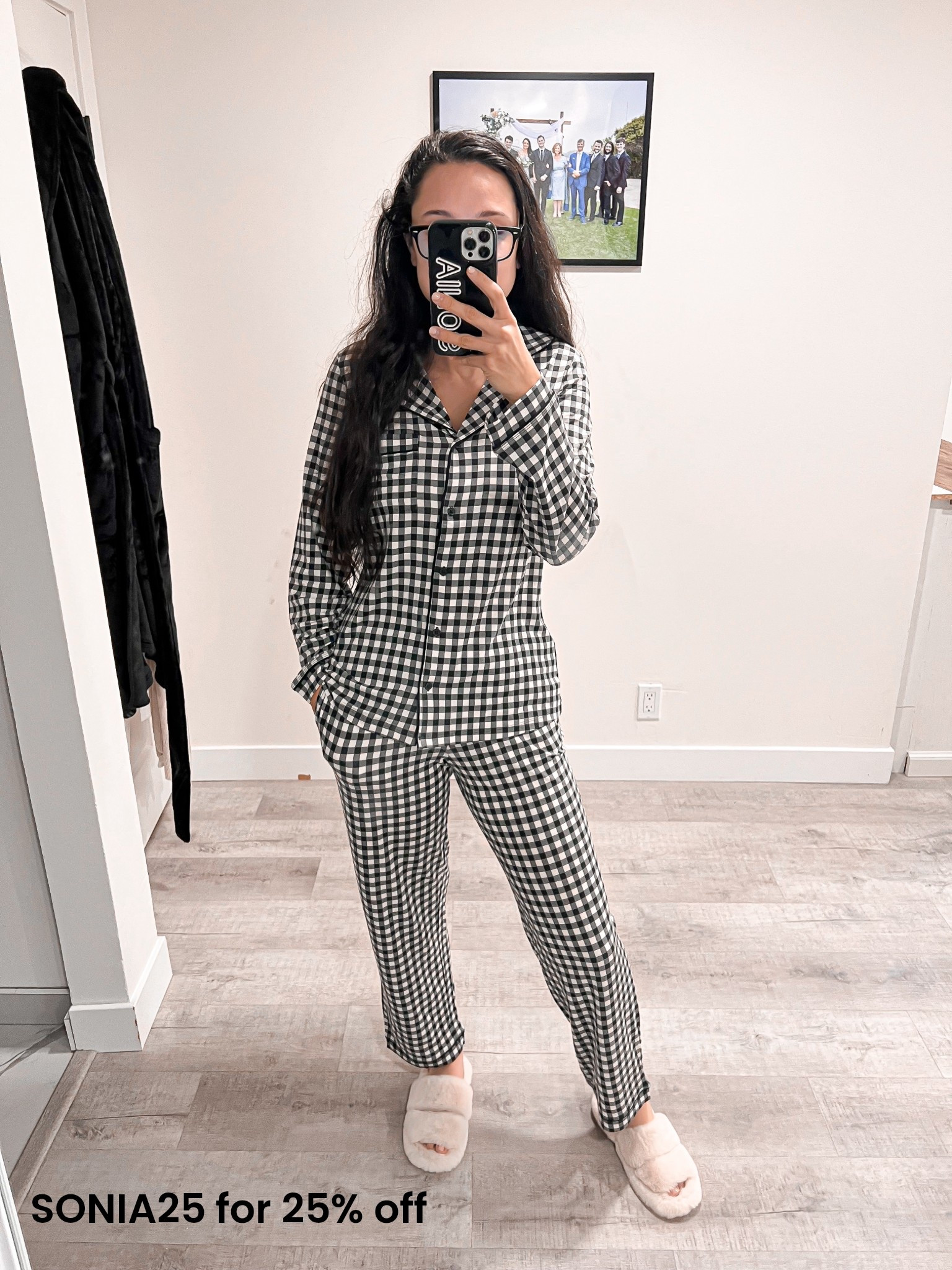 I love my black and white gingham pajamas from Tommy John!! 10/10 recommend these Tommy John pajamas 🖤 Lightweight, insanely soft, and they don’t cling or wrinkle. Perfect for sleeping and lounging. 

#LTKdayinmylife #LTKootd #LTKgrwm