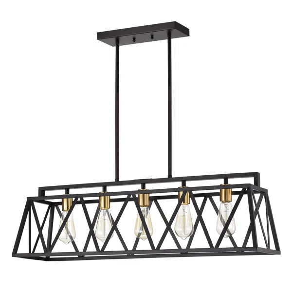 Hakim 5 - Light Kitchen Island Linear Pendant | Wayfair North America