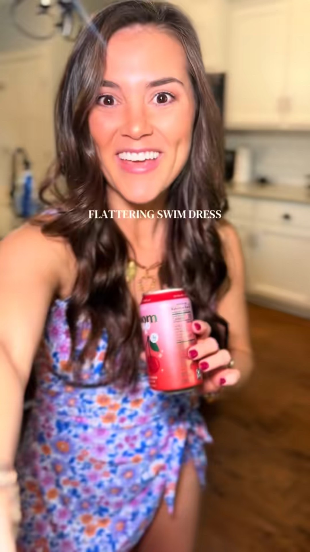 A flattering and modest swim dress at an affordable price☀️