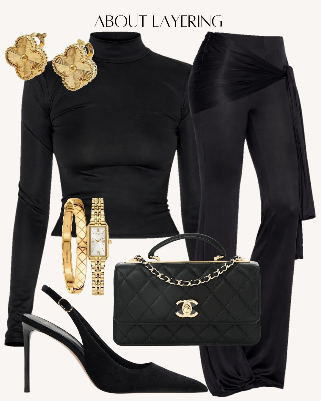 Serving a little Catwoman energy tonight. 🖤✨️Sleek black, gold accents, and confidence that walks into the room before you do.

#LTKootd #LTKgrwm #LTKSpringSale