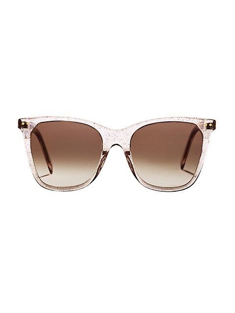 55MM Cat Eye Glitter Sunglasses | Saks Fifth Avenue