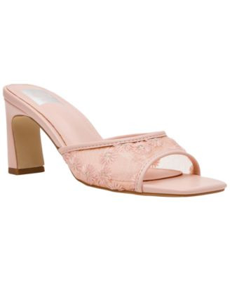 Dv Dolce Vita Women's Lennie Floral Lace Blade Heel Dress Sandals - Ivory Floral Lace | Macy's