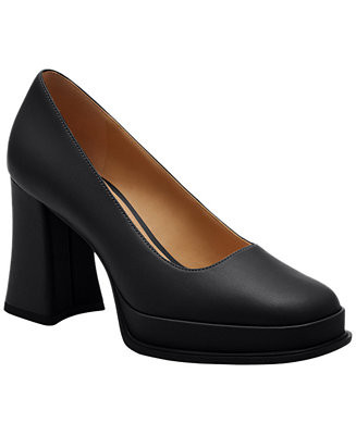 COACH Women's Sculpted Block Heel Pumps - Macy's | Macy's