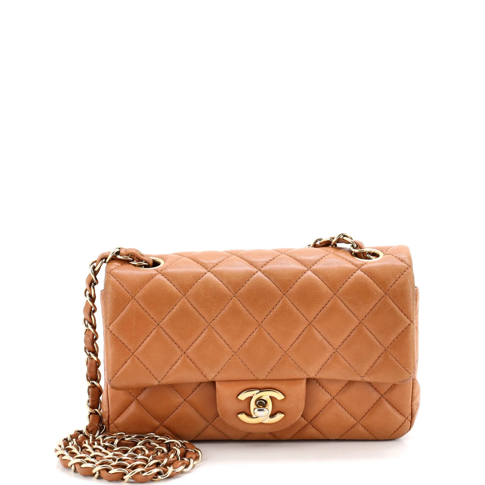 Pre-Owned Classic Single Flap Bag Quilted Lambskin Mini By Rebag | Walmart (US)