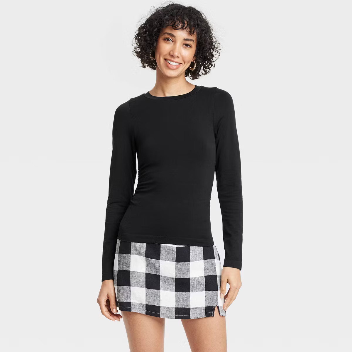 Women's Long Sleeve Seamless T-Shirt - A New Day™ | Target