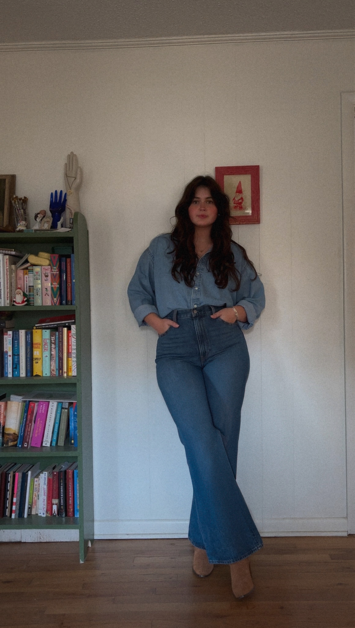 Denim on denim on denim   

 #LTKMidsize #LTKBeauty