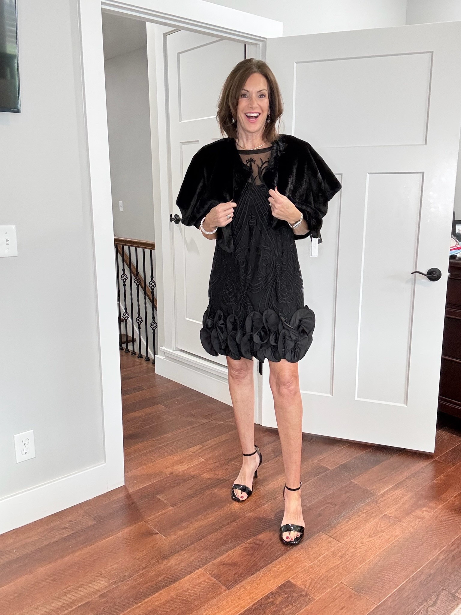 Little black dress for the holidays! Size 12 dress and size large fur cape

Women’s fashion, what to wear for, sale alert, fashion over 40, fashion over 50, fall outfit ideas, winter fashion, winter styles, winter outfits, winter outfit inspo, holiday styles, holiday outfits, holiday outfit inspo, holiday fashion, trending fashion, chic style




#LTKootd #LTKOver40 #LTKHoliday