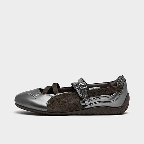 Women's Womens Puma Speedcat Ballet Lux Mary Jane Casual Shoes in Chocolate/Gum Size: 5.5 | Finish Line (US)