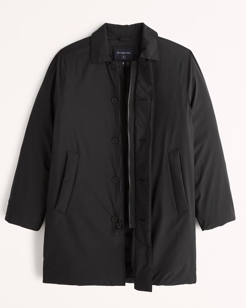 Men's Winterized Mac Coat | Men's Coats & Jackets | Abercrombie.com | Abercrombie & Fitch (US)