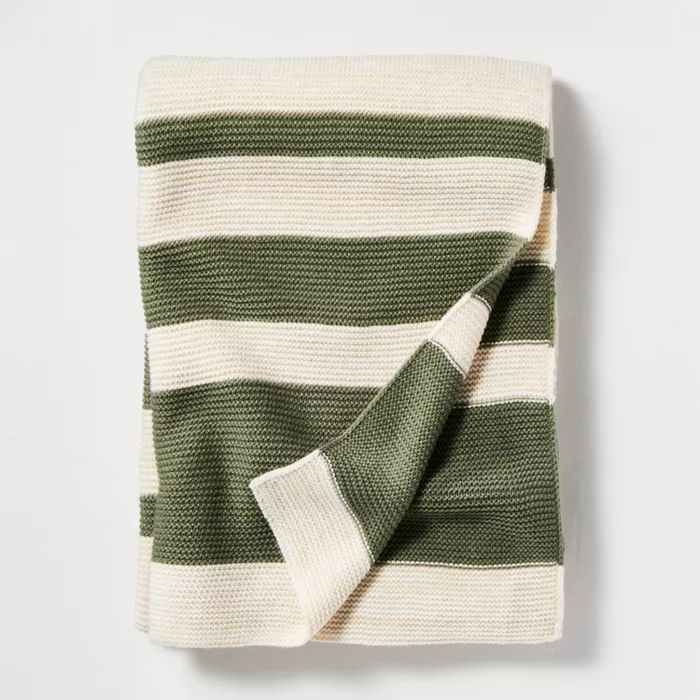 Color Block Stripe Throw Blanket - Hearth & Hand™ with Magnolia | Target