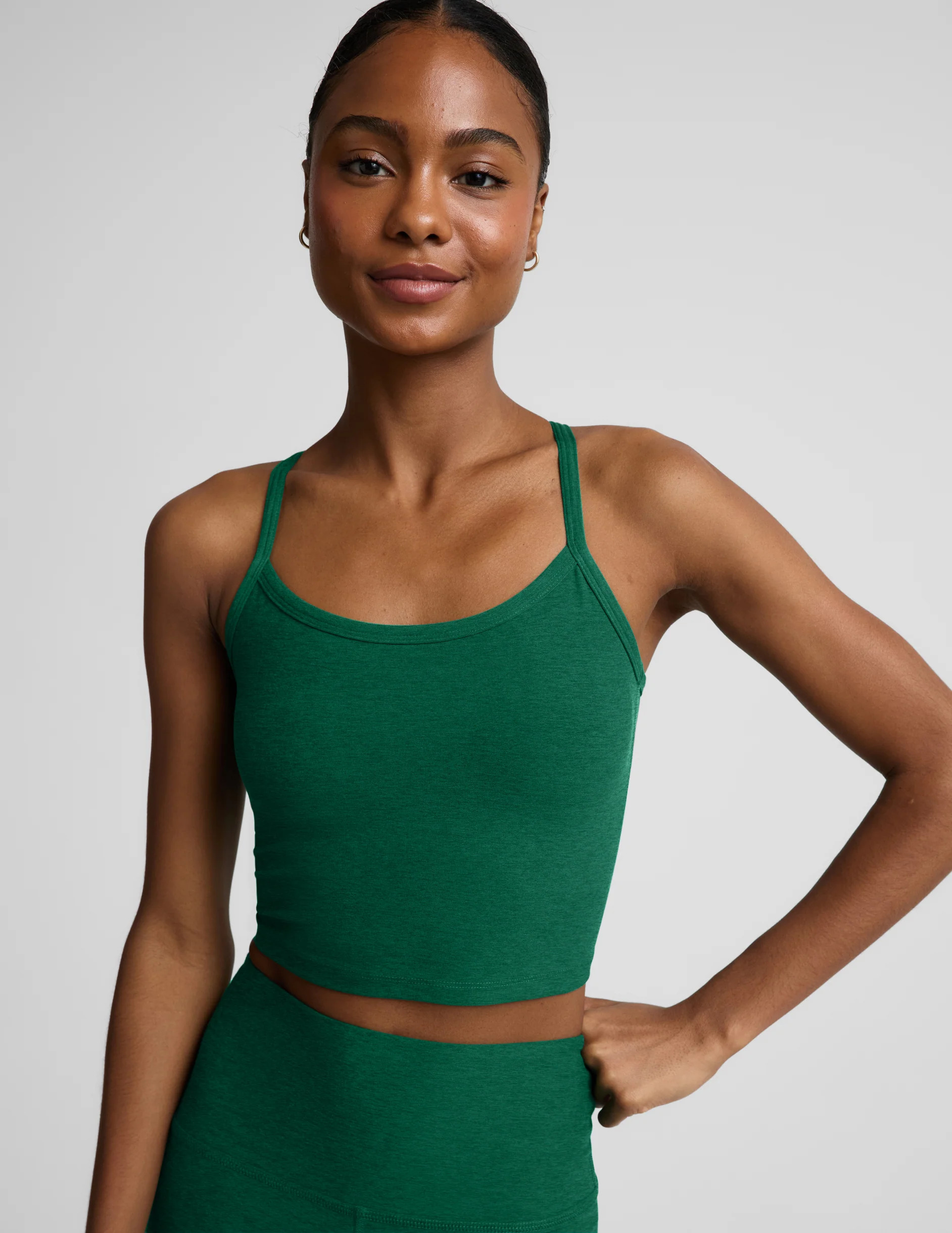 Spacedye™ Slim Racerback Cropped Tank | Beyond Yoga | Beyond Yoga