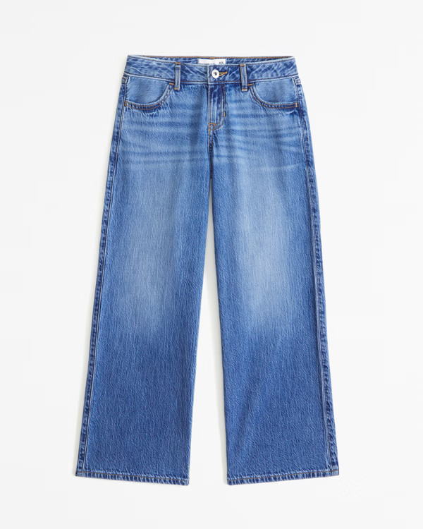 lightweight low rise baggy jeans | Abercrombie & Fitch (US)
