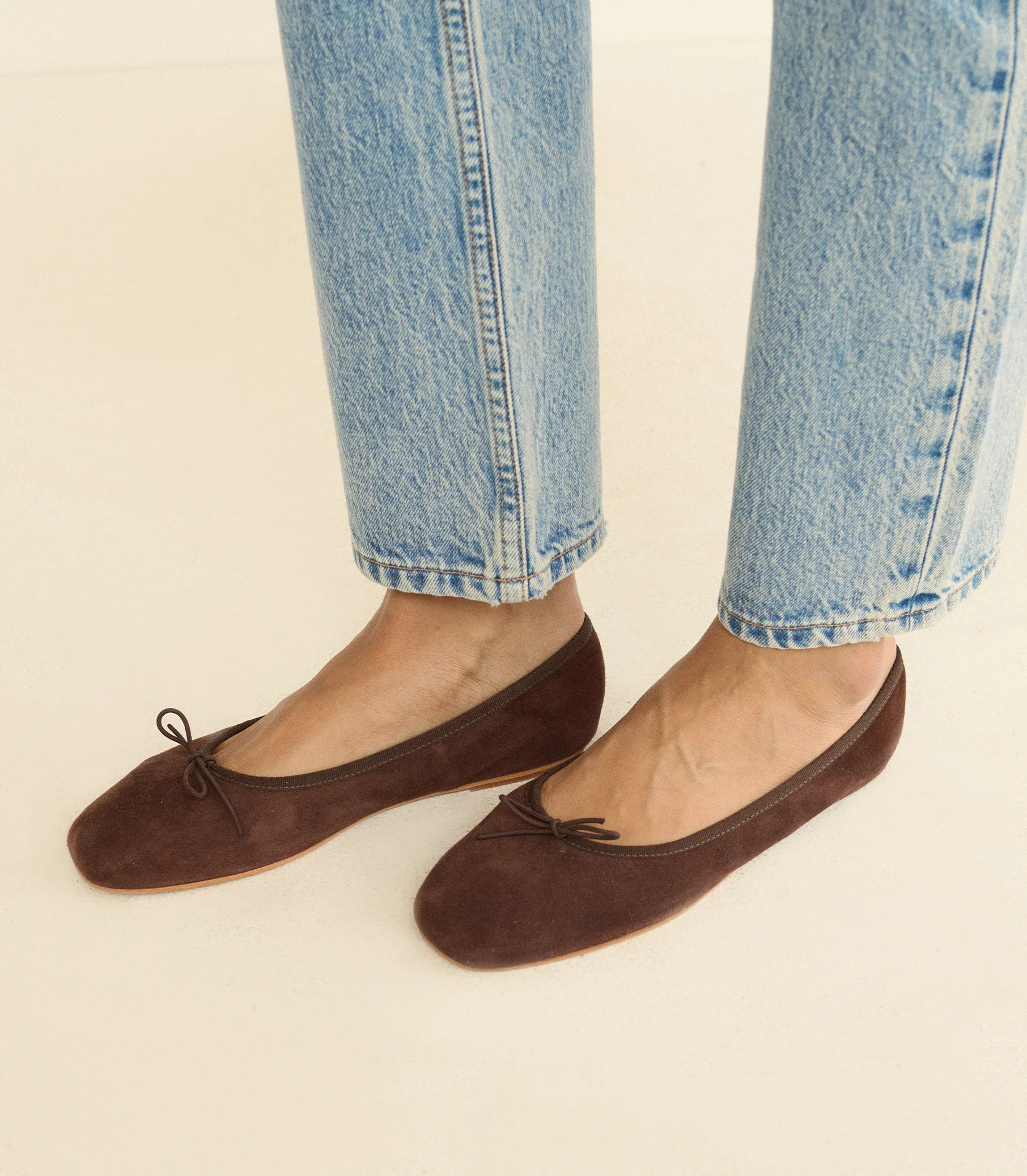 Eleni Mary Jane - Chocolate Suede | DÔEN | DOEN