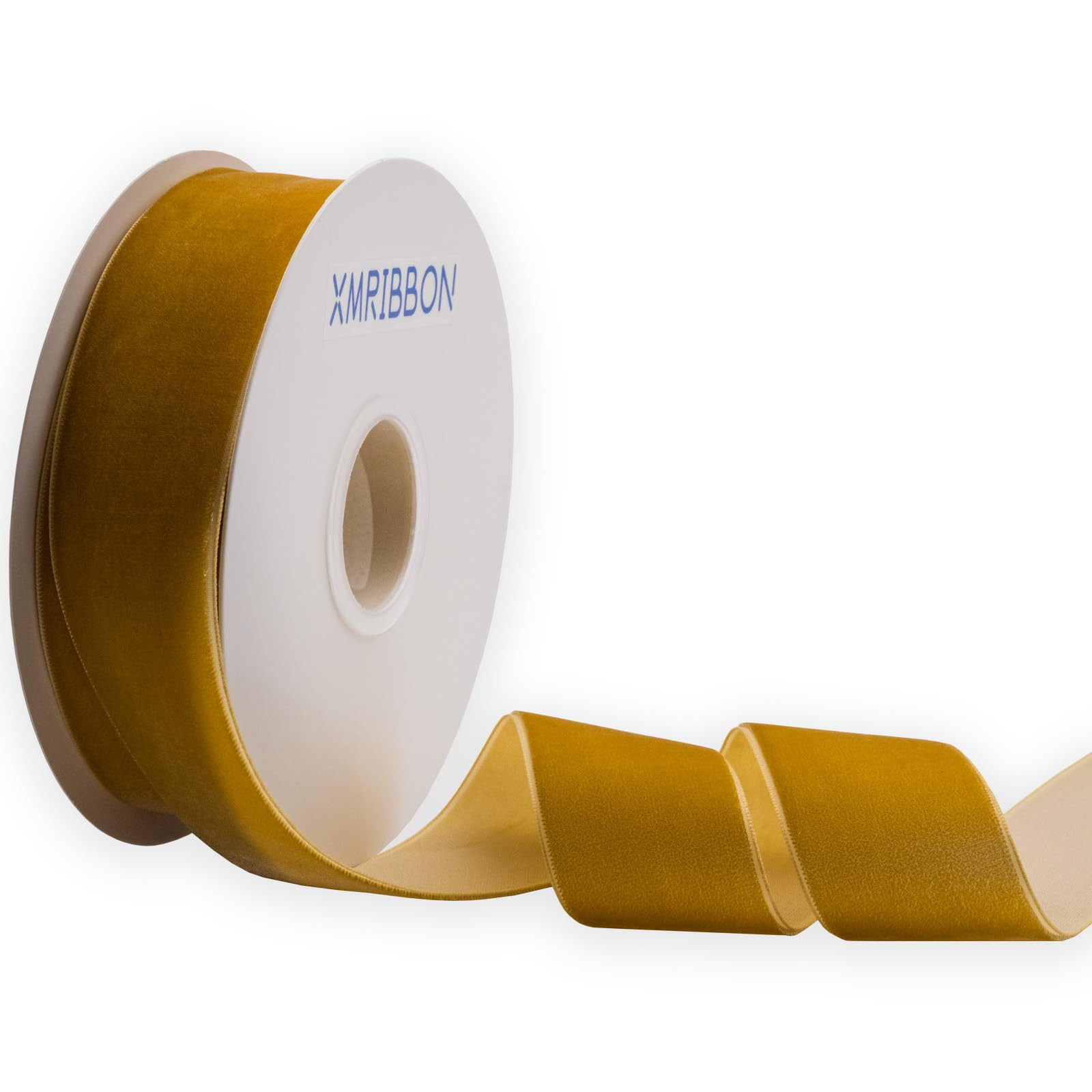 Gold Velvet Ribbon Single Sided,1 1/2 Inch by 10 Yards Spool | Amazon (US)