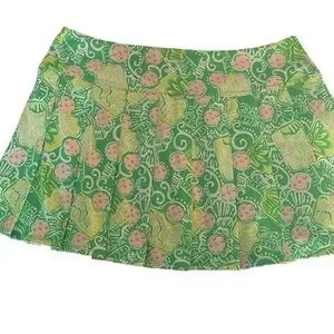 NWT Lilly Pulitzer Annora Skort (pickleball print) size Large | Poshmark