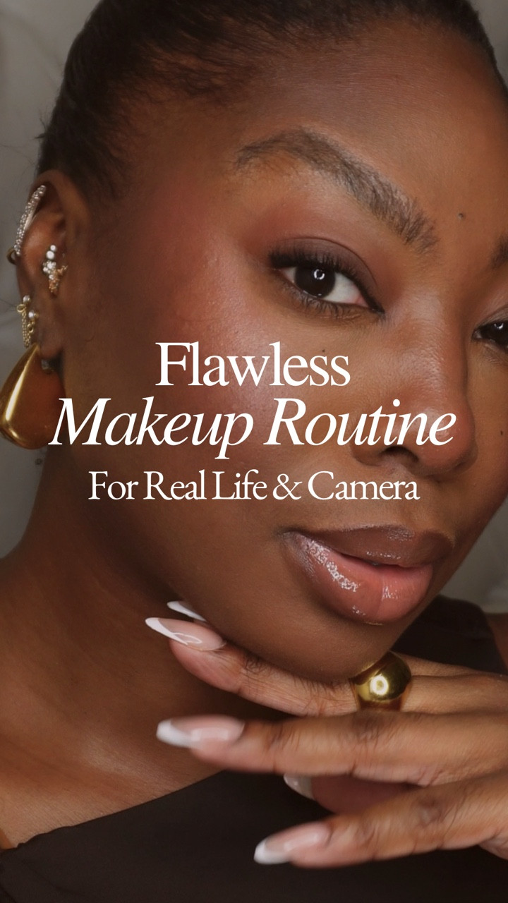 Simple, Flawless, Everyday Glam 💕✨
Yes.. I’m always ‘camera-ready’ and that means that if you prefer a lighter makeup application - you can be too.

Skin prep: 
- Advanced Night Repair Serum
- Advanced Night Repair Eye Concentrate
- Revitalizing Supreme+ Youth Power Crème Moisturiser SPF
By @esteelauderuk at @marksandspencer 

Base:
- Double Wear Stay-in-Place Foundation SPF 10 @esteelauder 
- Fauxfilter Luminous Matte Liquid Concealer (Peanut Butter)
- Easy Bake Setting Spray
@hudabeauty
- Soft Pinch Liquid Blush (Faith)
- Soft Pinch Liquid Contour (Tranquil)
@rarebeauty 
- Cloud Set Airy Setting Mist
- Cloud Set Loose Setting and Blurring Powder
@kosas 
- Powder Puff @trigwellcosmetics 
- Sun Stalk’r Instant Warmth Bronzer (Mocha Mami)

Brows & Eyes:
- Brow seal @jeccablac 
- Natural Brow Duo @pixibeautyuk 
- Empowered Eyeshadow Palette @hudabeauty 
- Dual Ended Tattoo Liner @kvdbeauty (brown/black)
- Lash curler @bondedlashes_official 
- Telescopic Lift Volumizing Mascara @lorealparis @bootsuk 

Lips:
- Trace’d Out Longwear Waterproof Pencil Lip Liner (Brown’d out)
@fentybeauty 
- 2000 Calorie Lip Glaze @maxfactor (Caramel Swish)

#flawlessbase #beautycreator #ukbeautyblogger @esteelaudercompanies @thefullmontyldn @marksandspencerstyle @pixibeauty @tracepublicity #makeuproutine #skinfluencer #cleangirlmakeup