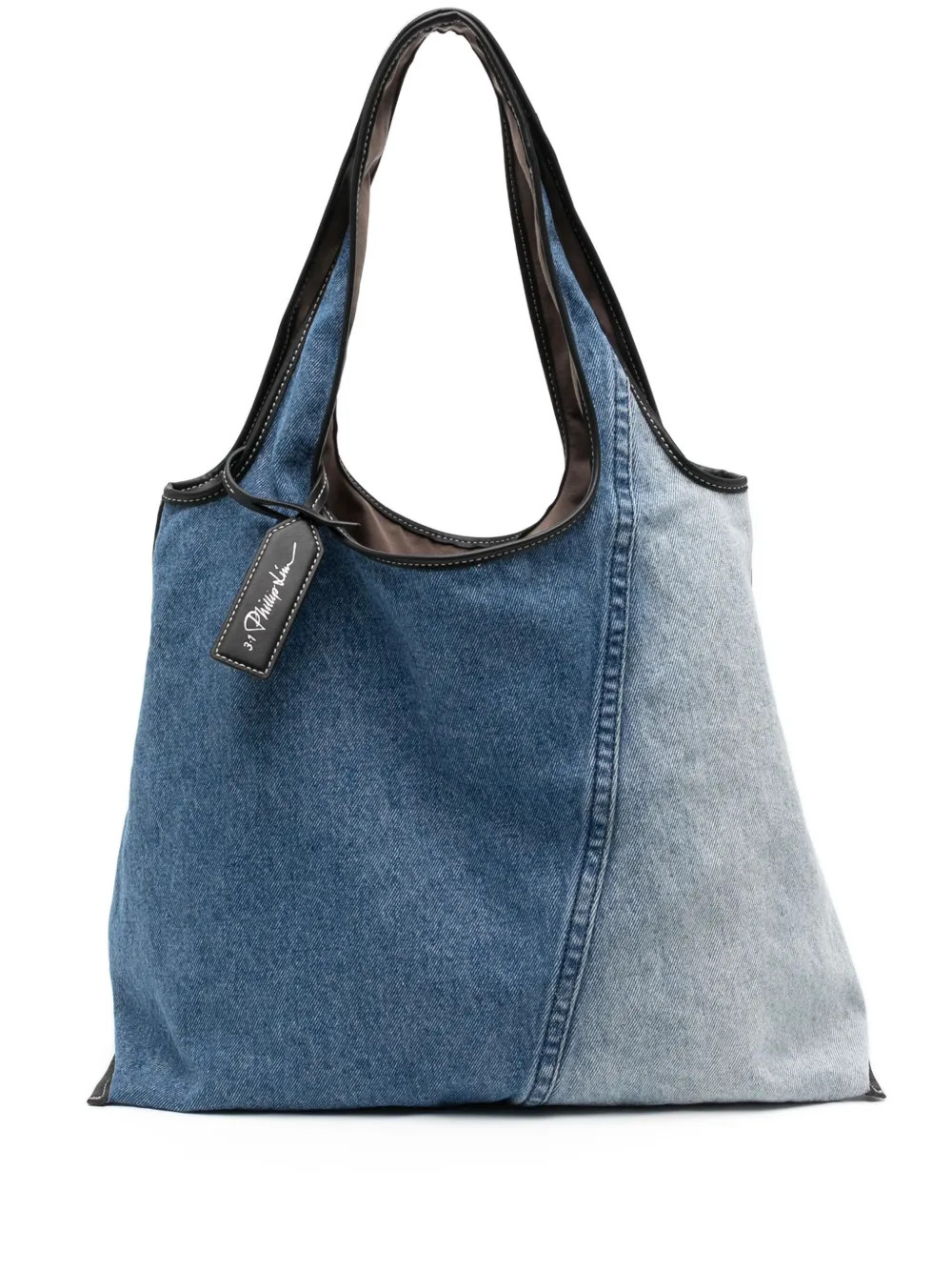 3.1 Phillip Lim Market Denim Tote Bag | Blue | FARFETCH | Farfetch Global