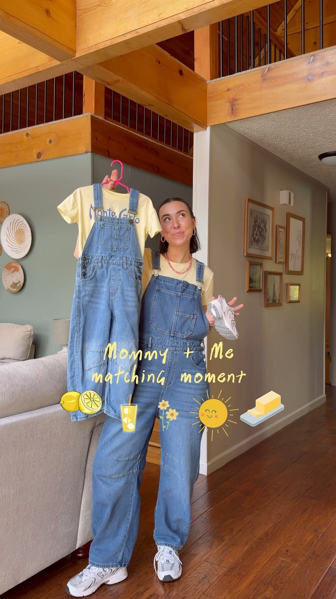 Matching Mommy + Me Denim Overalls with butter yellow details 💛

New balance tennis shoes for mom and daughter!! All from Amazon! 

#LTKmomlife #LTKMothersDay #LTKootd