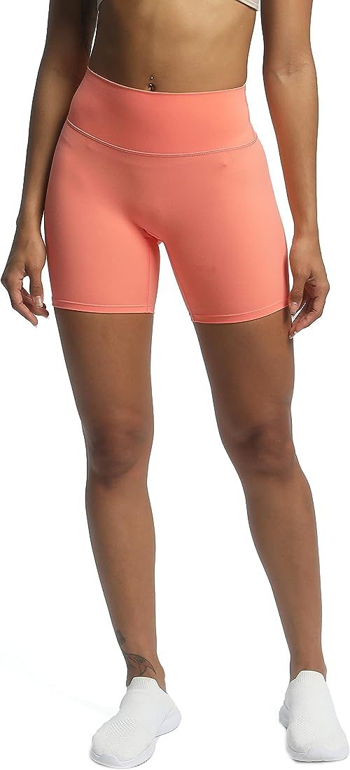 Aoxjox Trinity Workout Biker Shorts for Women Tummy Control High Waisted Exercise Athletic Gym Runni | Amazon (US)