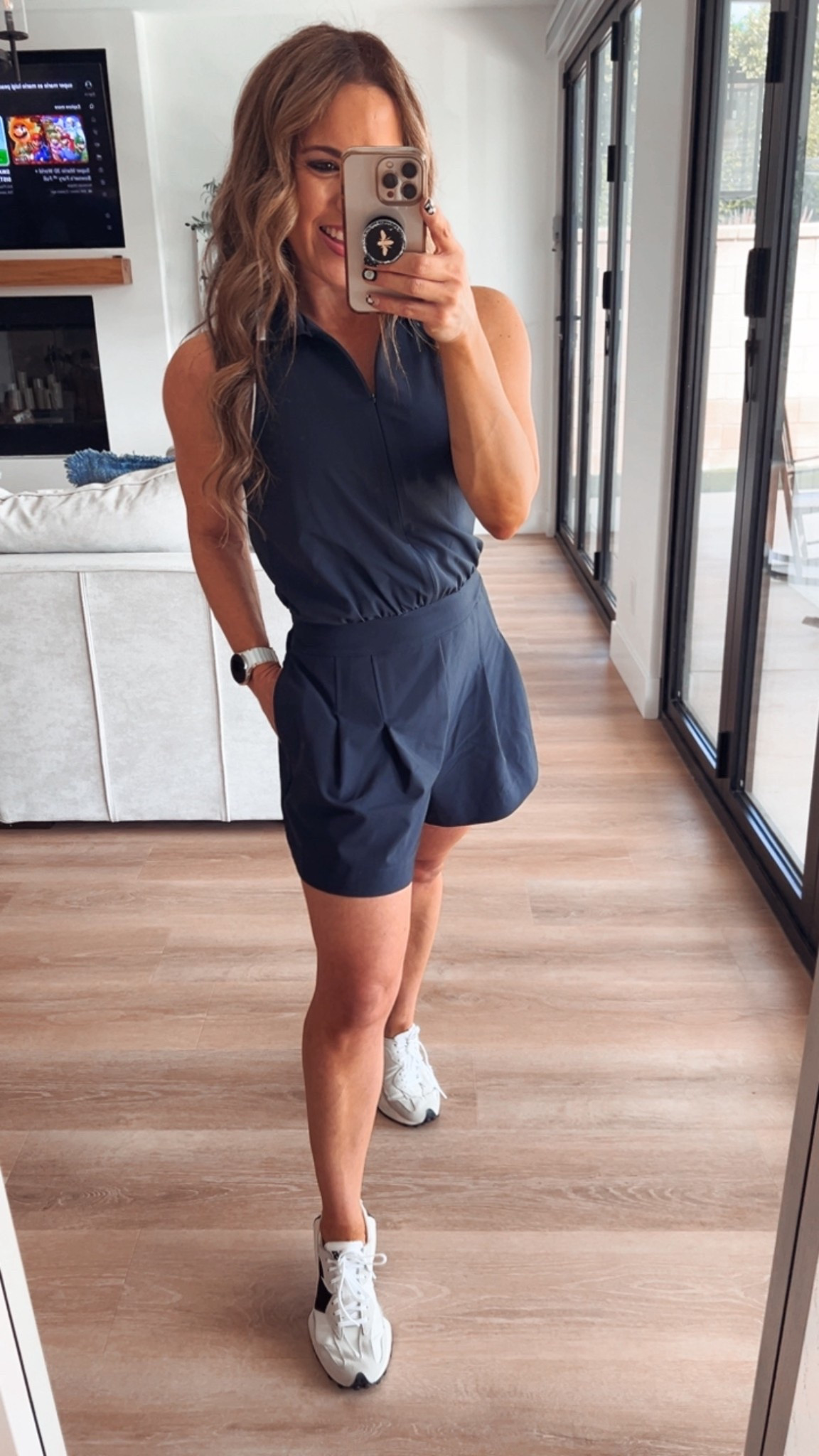 The perfect romper for Spring and it’s on sale! The fabric is lightweight and breathable. I have on an xs. New Target activewear, spring activewear, athleisure style, vacation style, spring break outfit idea  Target activewear sale  

#LTKSpringSale 

#LTKActive #LTKSaleAlert #LTKOver40