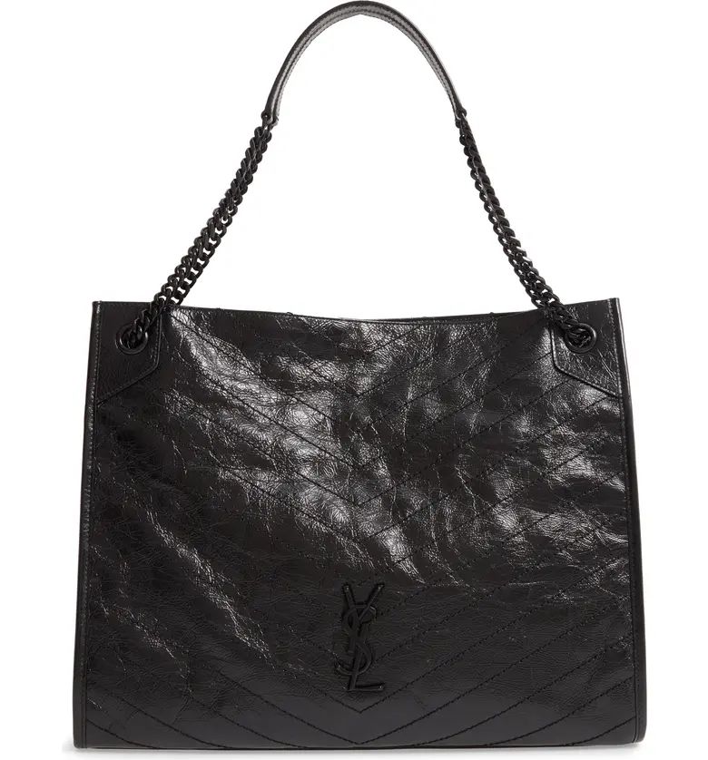 Large Niki Leather Shopper | Nordstrom