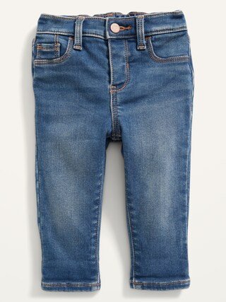 Built-In Warm Straight Medium-Wash Jeans for Baby | Old Navy (US)