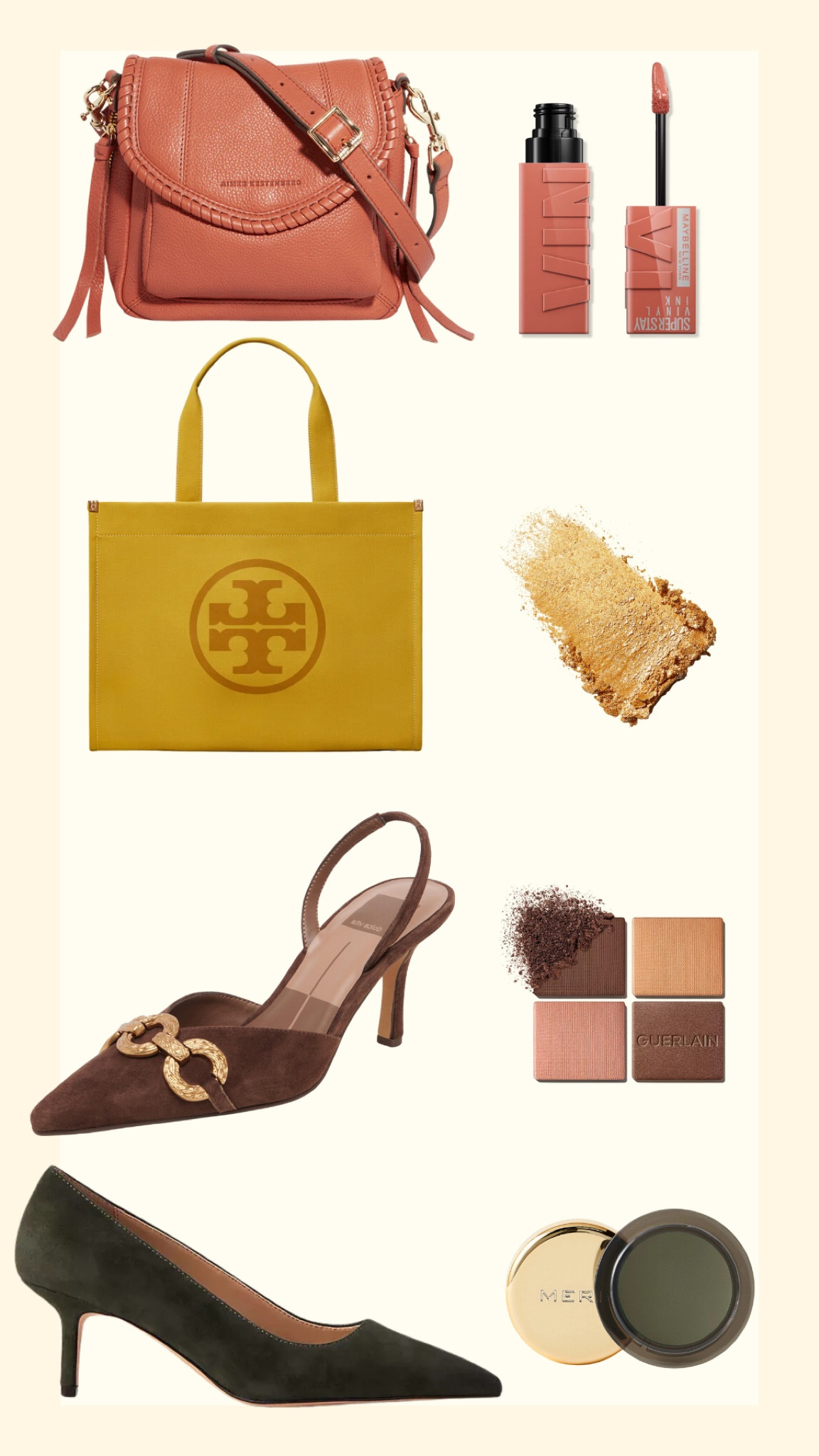 House of Colour autumn, HOCautumn, color analysis, true autumn, warm autumn, dark autumn, soft autumn, chartreuse, gold, green, eyeshadow, makeup, warm nude lip, drugstore makeup, rosewood pink, eyeshadow quad, Maybelline, merit, Ann Taylor, dolce vita, pointed toe pump, Tory Burch tote, saddle crossbody bag, olive green, forest green, makeup, warm undertones, color analysis, workwear, professional, classic, work bag

#LTKBeauty #LTKItBag #LTKShoeCrush