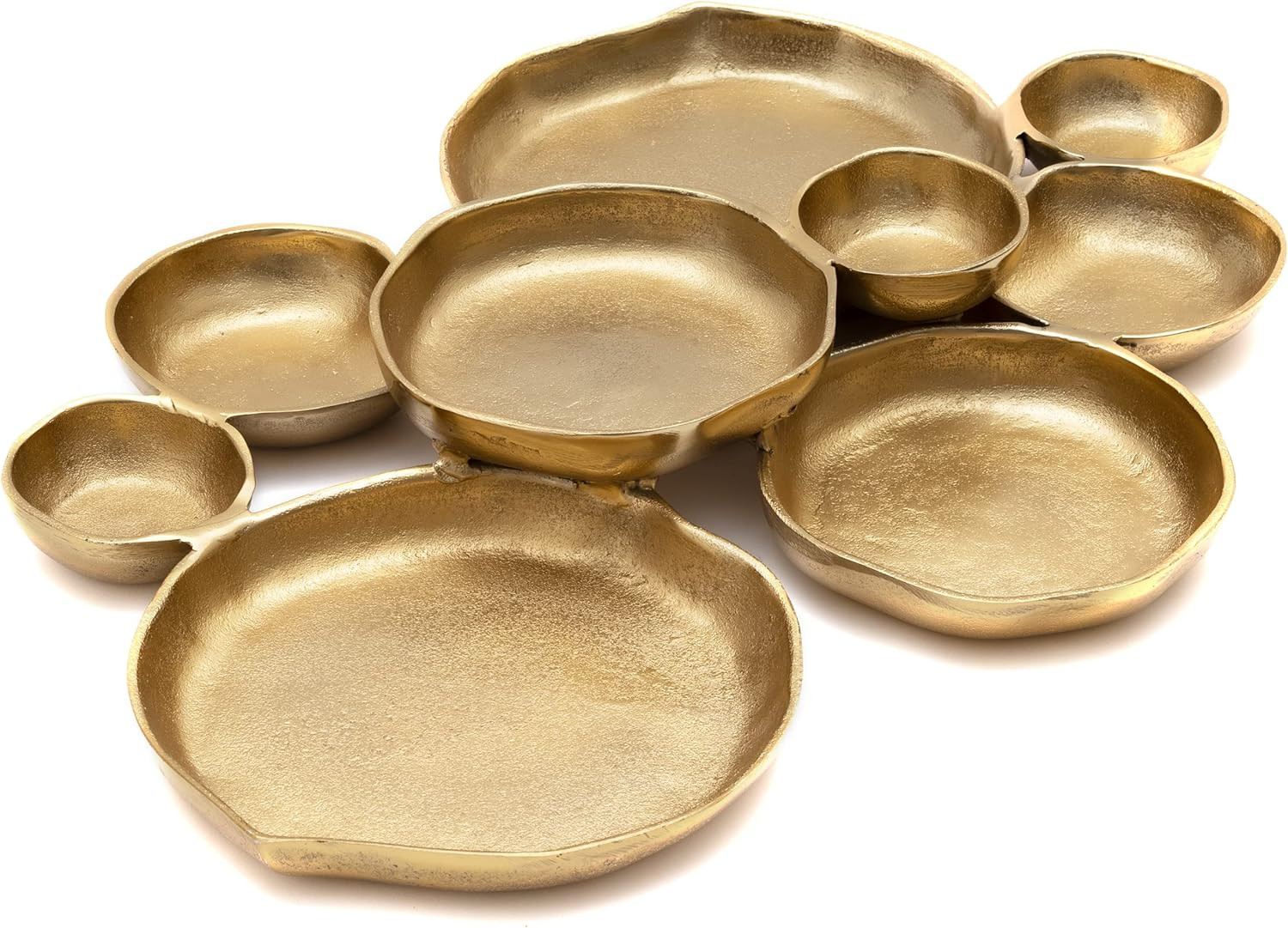 Cluster Decorative Bowls, Bright Gold Lemons, Brass - Decoration, Snack Tray Bowl, Chip and Dip b... | Amazon (US)