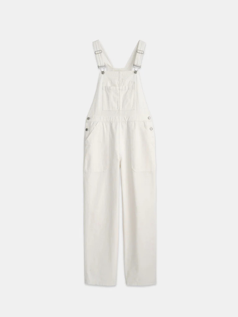 Lili Overall in White Denim | Alex Mill