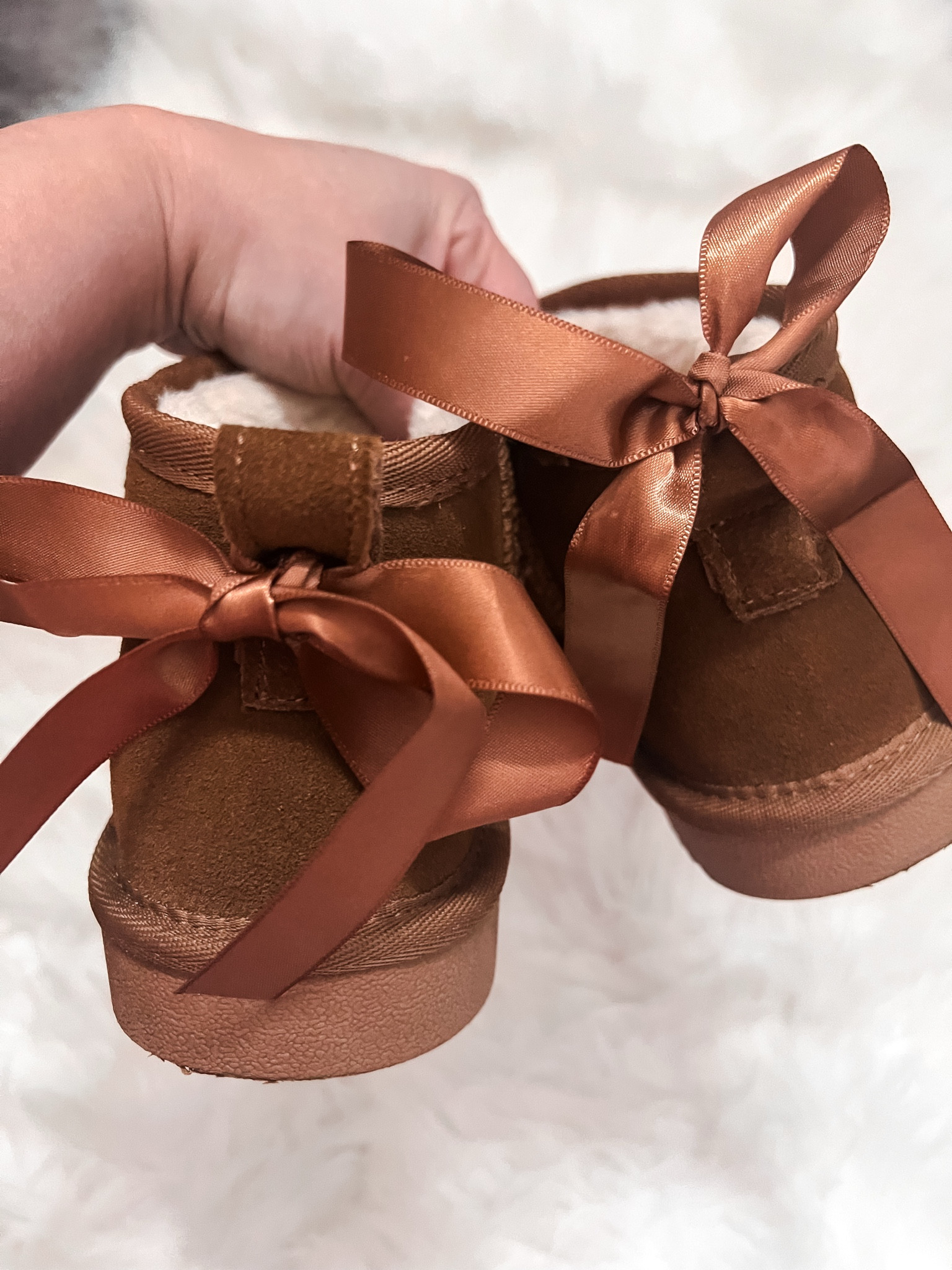 Black Friday Deal!! My favorite ugg dupe booties! They are so cozy and I love how it comes with a ribbon for back, so cute 🤎🎀 
.
.
#BlackFridayDeal #BlackFridaySale #AmazonDeals #UGGDupes #BootieLove #CozyFashion #FallFashion
#WinterBoots #ShoeLove #FashionDeals #BlackFridaySteals
#HolidayShopping #GiftGuide #ChristmasGifts #ChristmasGiftIdeas #ChristmasGiftsForher 

Amazon deals, Black Friday Sale, Christmas gifts, Christmas gifts for her, gift guide, winter booties, cozy booties

#LTKHoliday #LTKCyberWeek #LTKGiftGuide