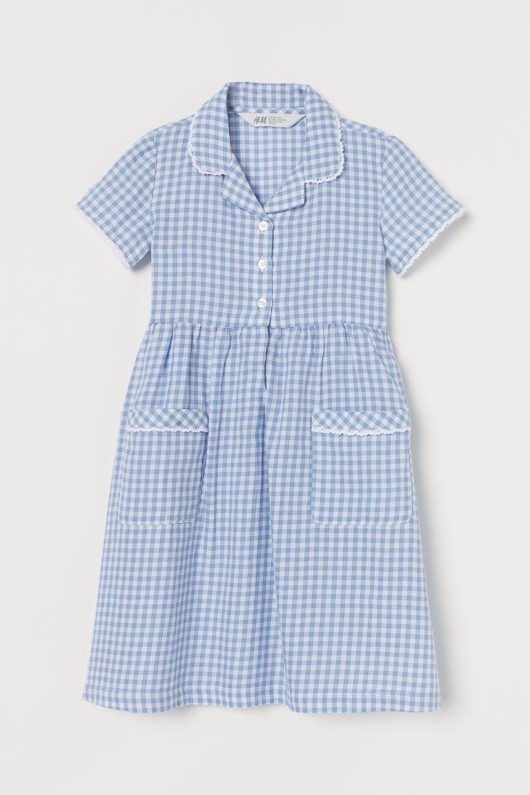 Checked Cotton Dress | H&M (US + CA)