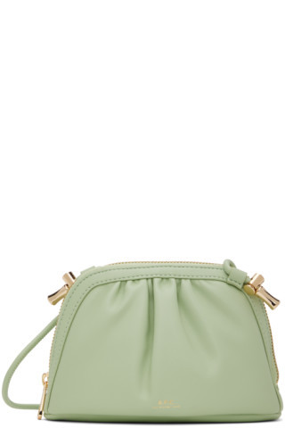 Green Ninon Small Drawstring Bag | SSENSE