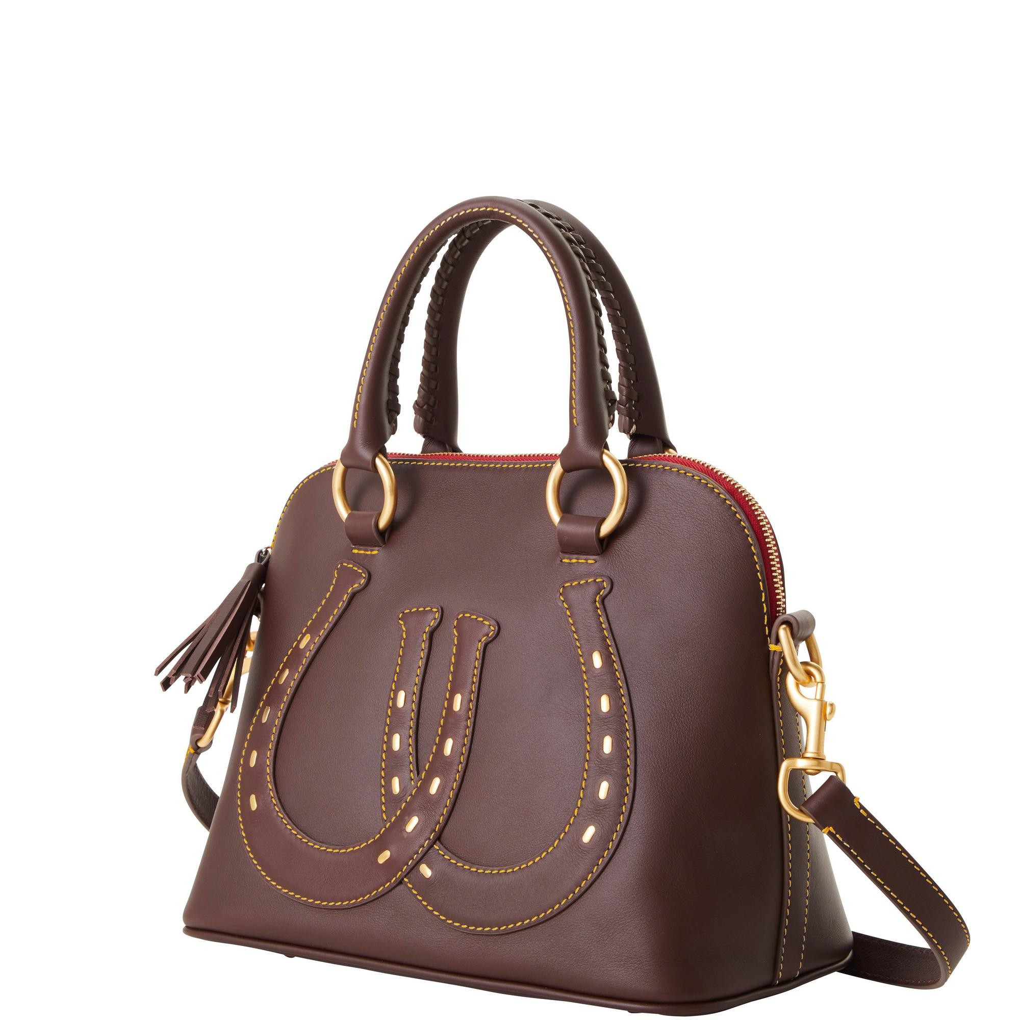 Western Domed Satchel
							
							
							
							
								3.7Rated 3.67 out of 5 stars9 Revie... | Dooney & Bourke (US)