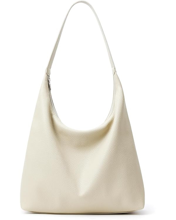 KALIDI Casual Tote Bag Vegan Leather Hobo Zipper Work Bag Weekender Shoulder for Women Shoulder T... | Amazon (US)