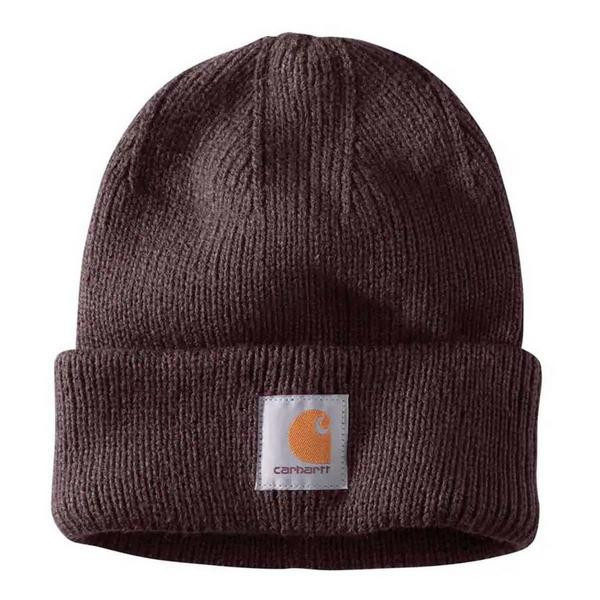 Women's Carhartt Rib Knit Beanie One Size Blackberry | Scheels Sports