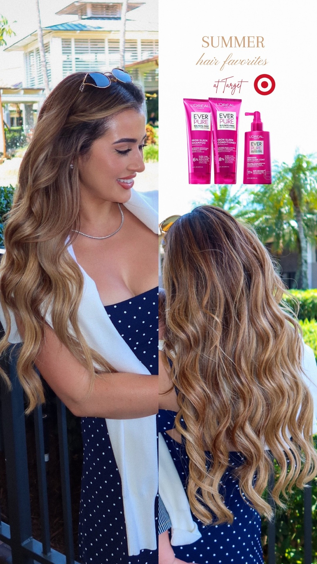 #AD My hair in 72% humidity in Miami… 🖤Using the new @lorealparis EverPure Iron Sleek system, available @Target 


#TargetPartner #Target #LOrealParisPartner #LOrealParisHairCare #EverPureIronSleek @shop.ltk #liketkit

#LTKmomlife #LTKgrwm #LTKselfcare