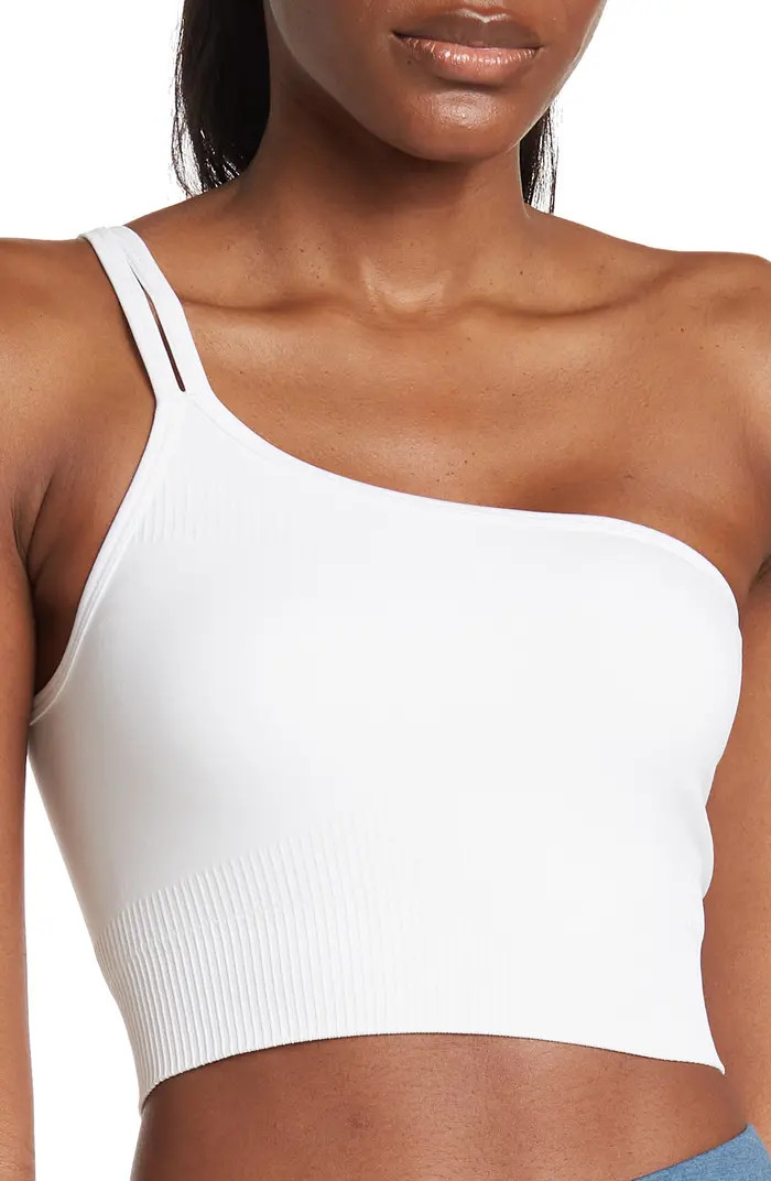 Z by Zella One Shoulder Seamless Sports Bra | Nordstromrack | Nordstrom Rack