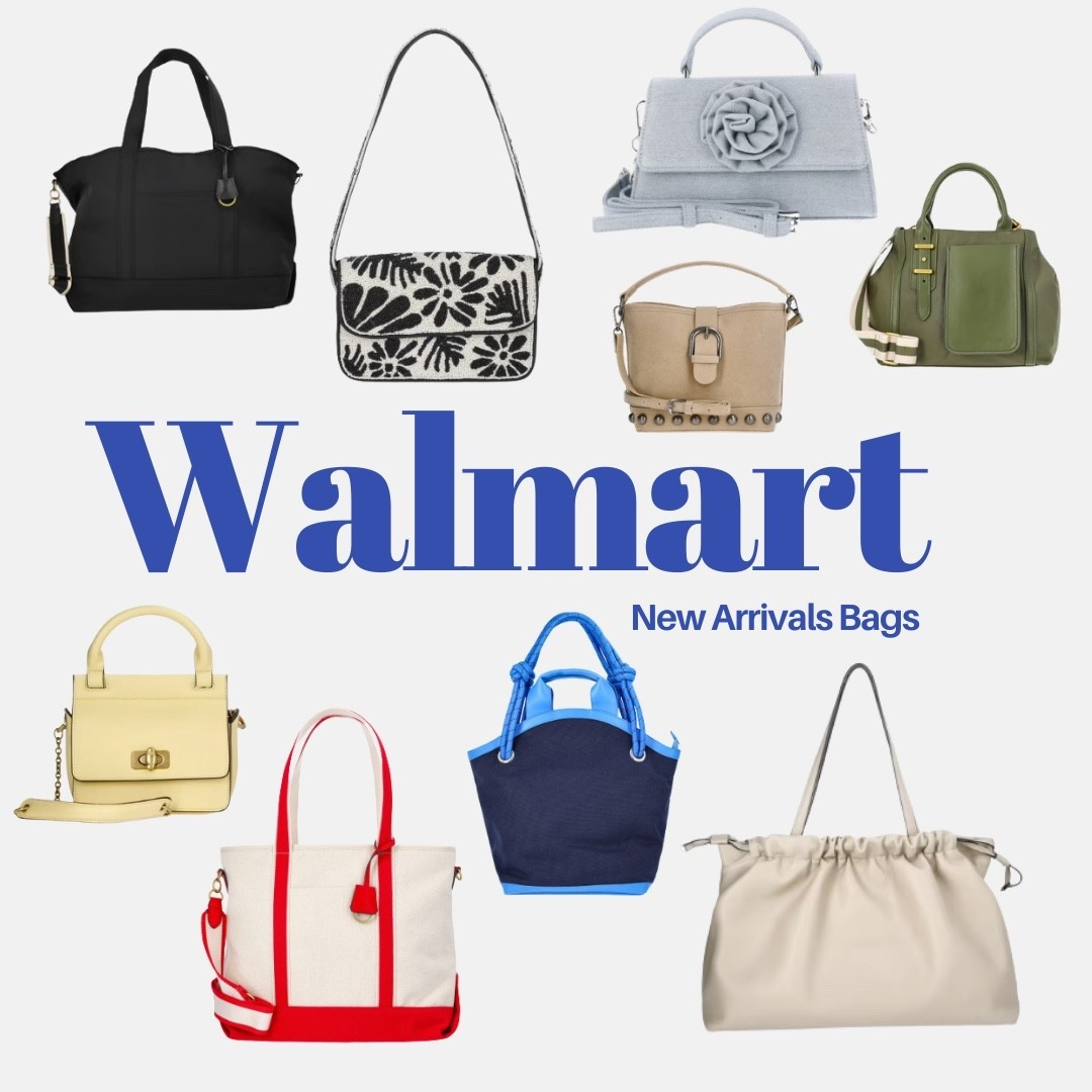 Walmart’s new arrivals bag edit is giving designer vibes at a fraction of the price! 👜 A rosette mini bag, navy bucket bag, cream ruched shoulder bag, studded crossbody, canvas tote and so much more — every style and every occasion covered.

#LTKSeasonal #LTKSpringSale #LTKWorkwear