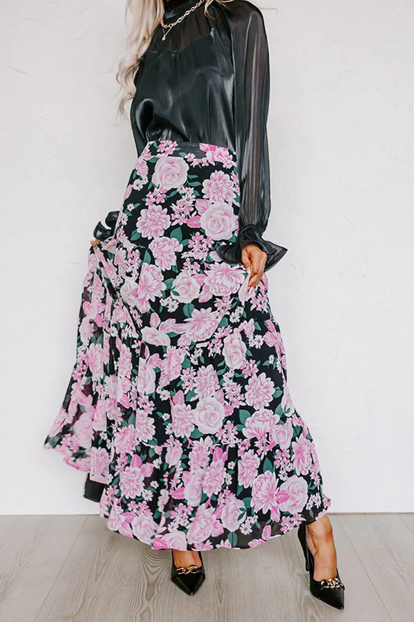 Sugary Sweet Floral Skirt | Impressions Online Boutique