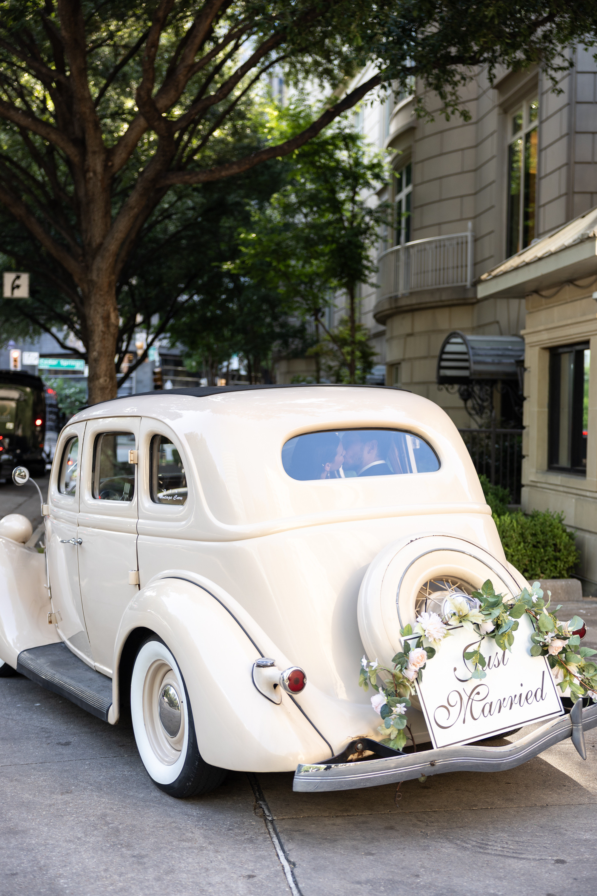 Getaway car inspo! Just married wedding signs 🤍

#LTKWedding